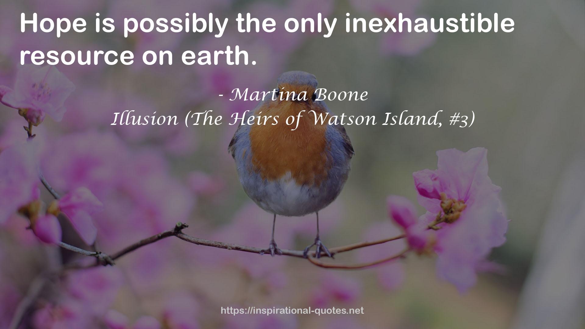 Illusion (The Heirs of Watson Island, #3) QUOTES