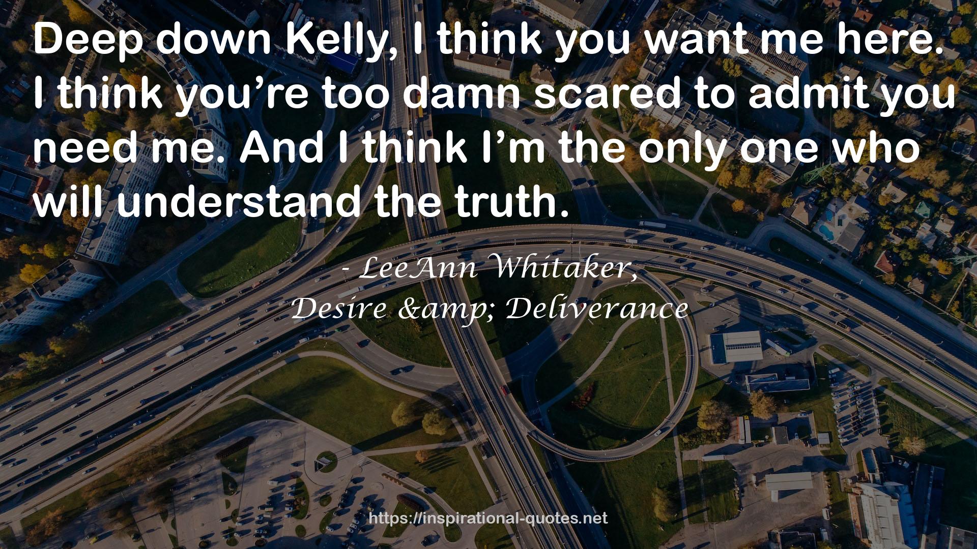 LeeAnn Whitaker, QUOTES