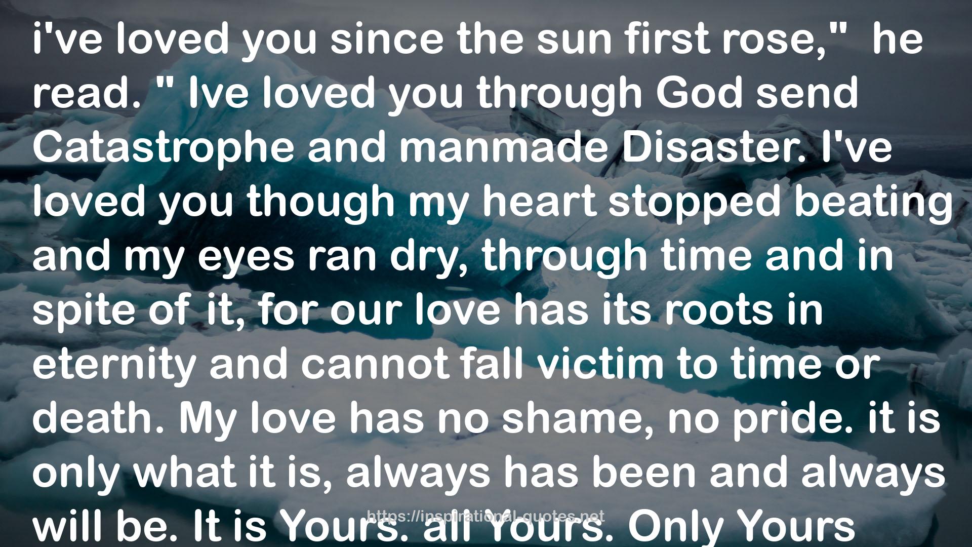 Only Yours Gregory  QUOTES