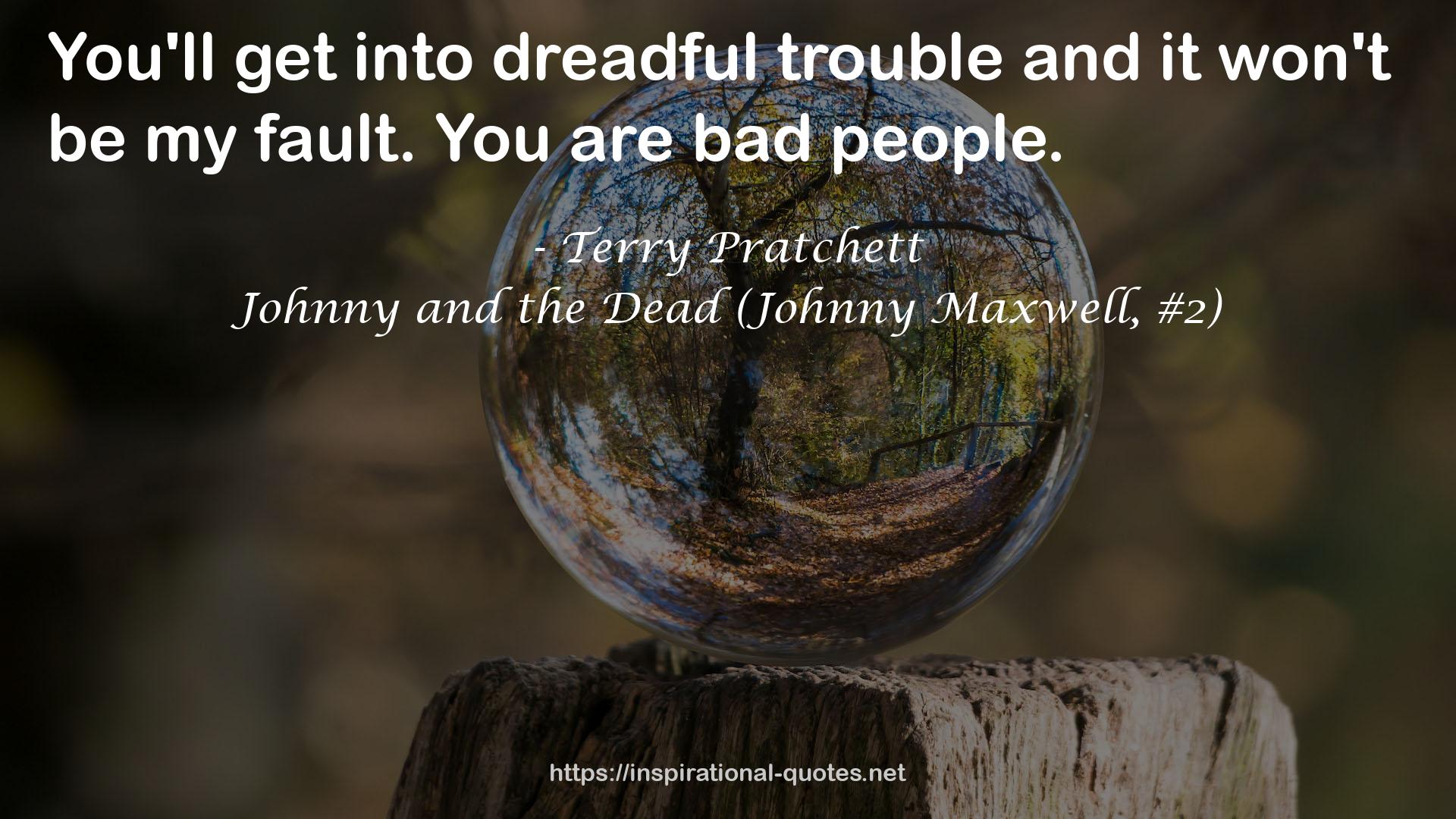 dreadful trouble  QUOTES