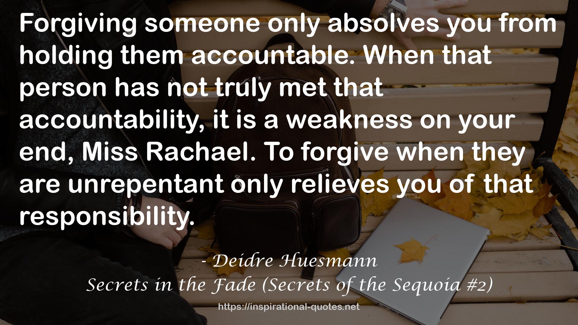 Secrets in the Fade (Secrets of the Sequoia #2) QUOTES