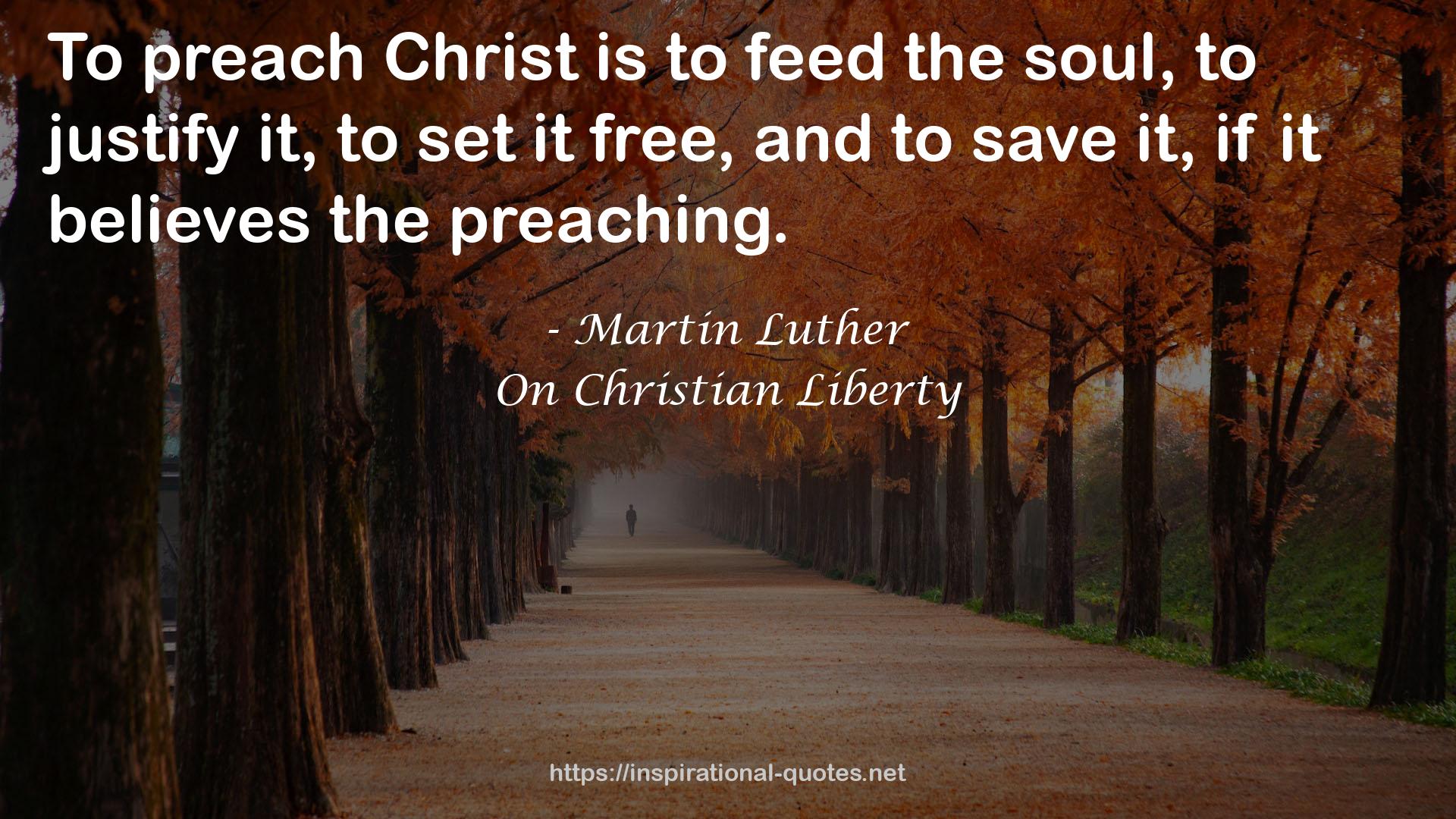 Martin Luther QUOTES