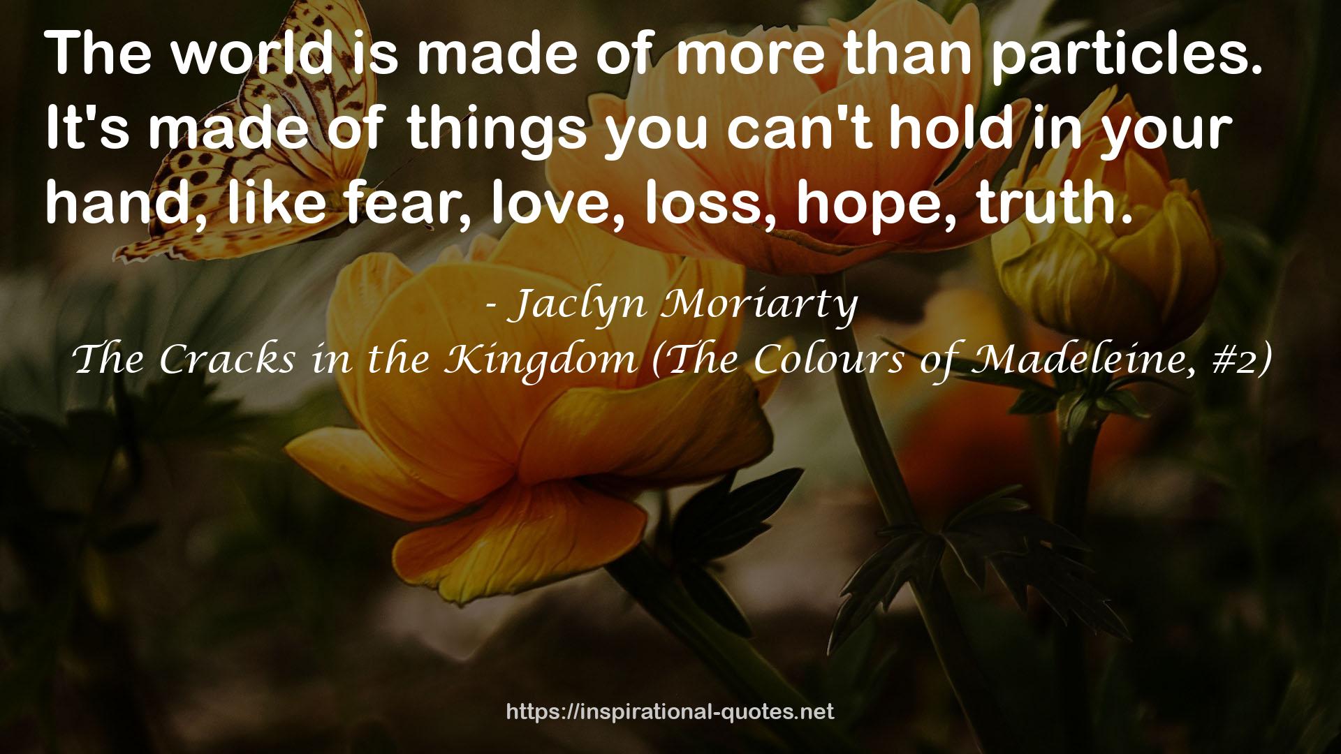 The Cracks in the Kingdom (The Colours of Madeleine, #2) QUOTES