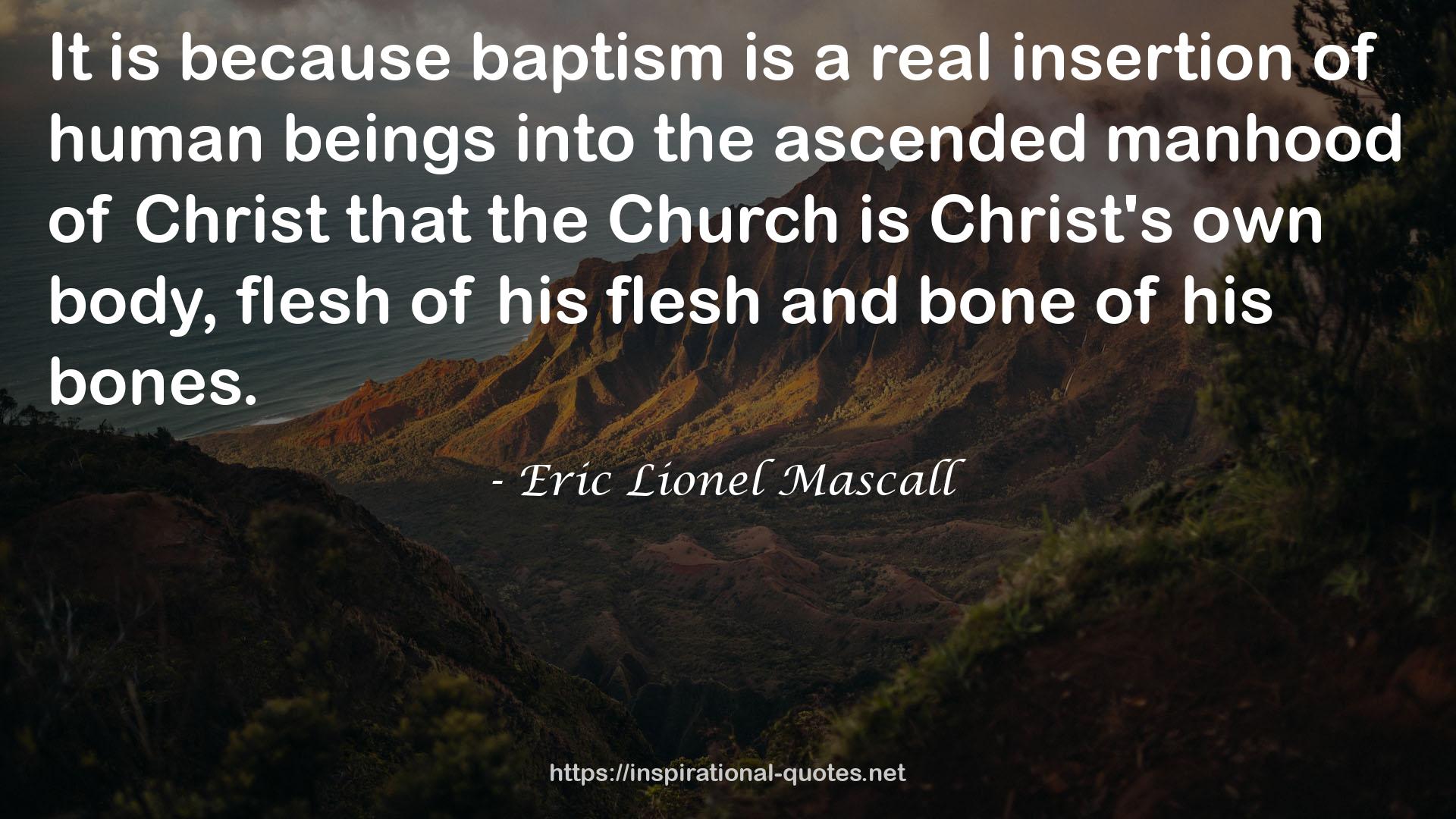 Eric Lionel Mascall QUOTES