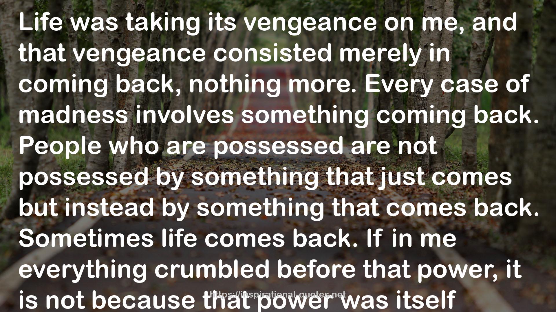 that vengeance  QUOTES