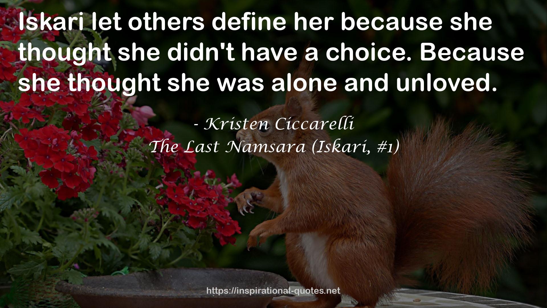 The Last Namsara (Iskari, #1) QUOTES