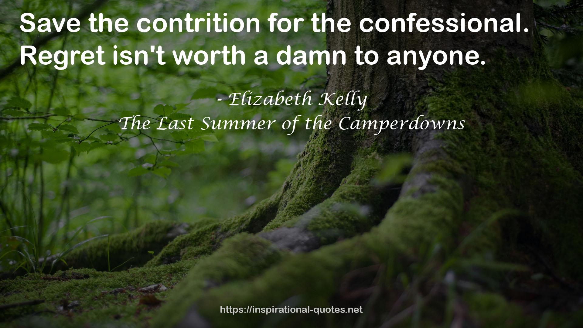 The Last Summer of the Camperdowns QUOTES