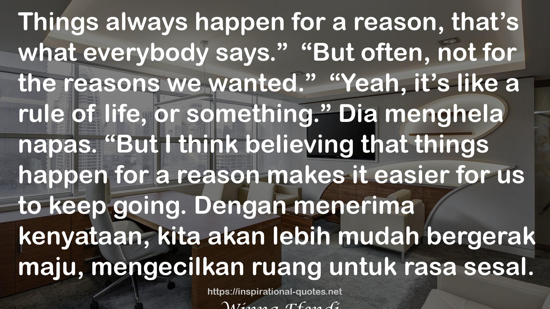 Dia menghela  QUOTES