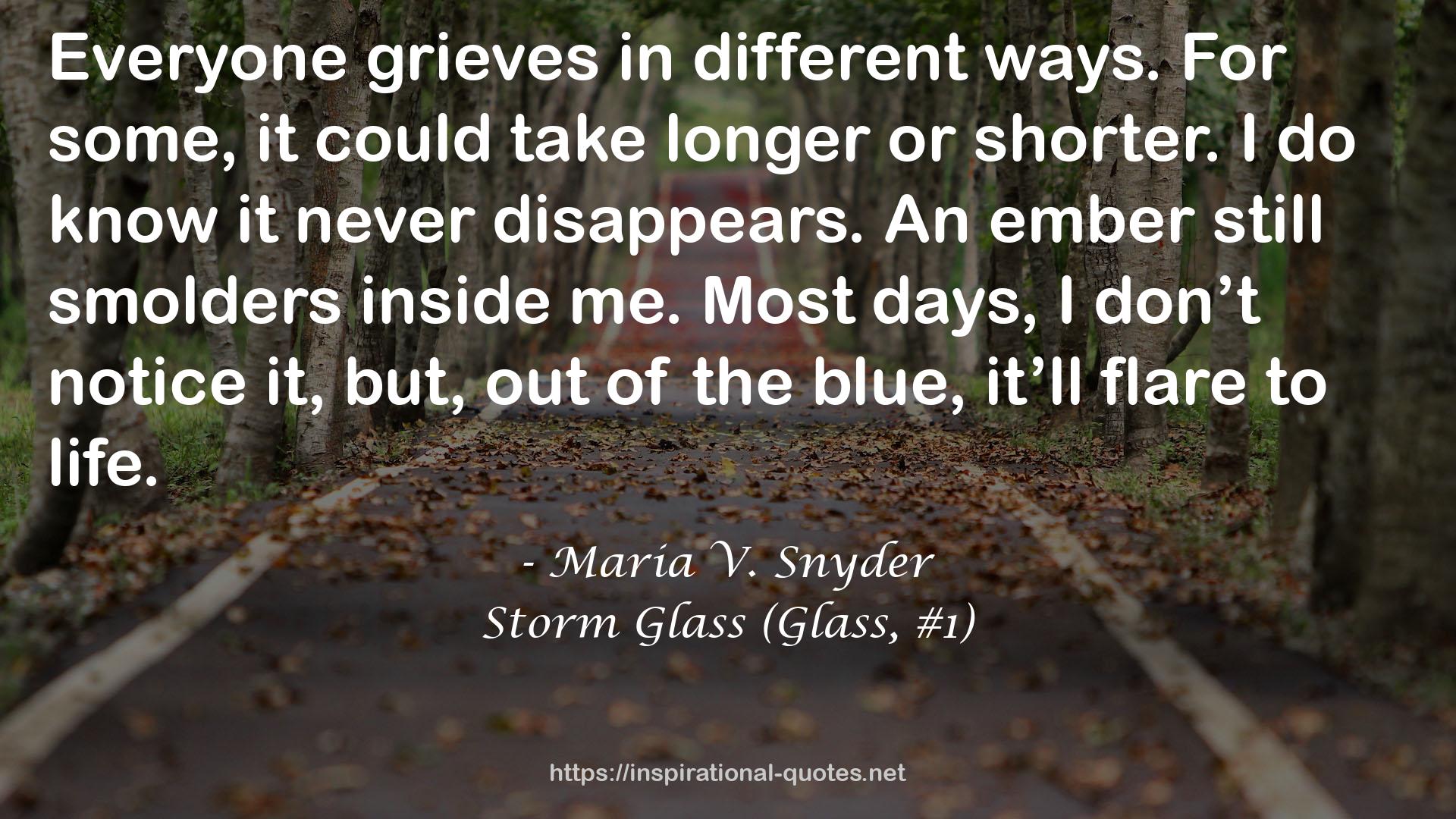 Storm Glass (Glass, #1) QUOTES
