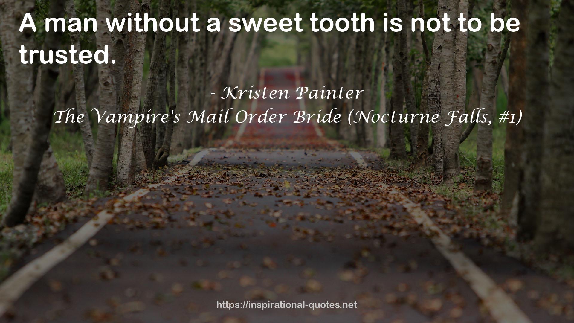 a sweet tooth  QUOTES