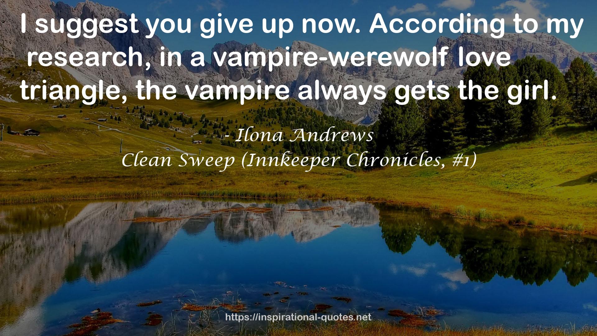 Clean Sweep (Innkeeper Chronicles, #1) QUOTES