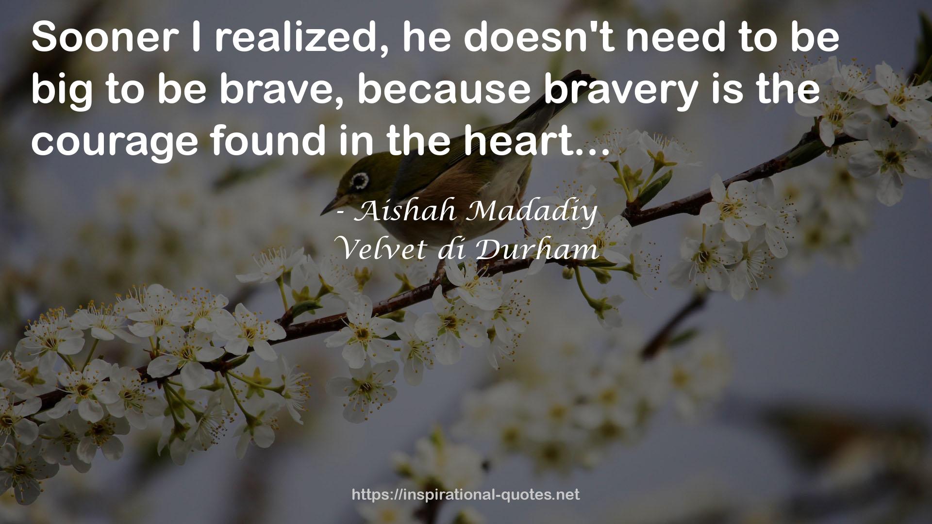 Velvet di Durham QUOTES