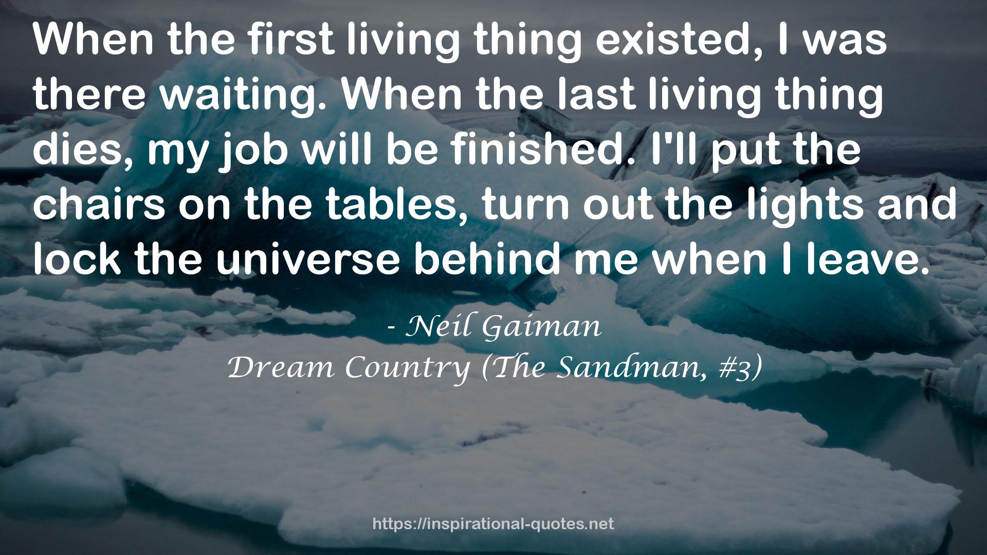 Dream Country (The Sandman, #3) QUOTES