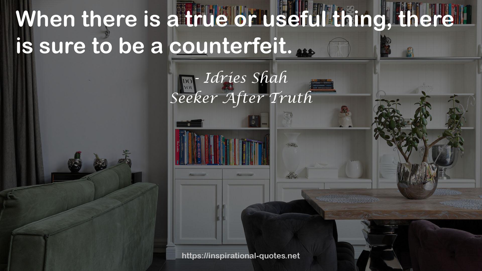 Seeker After Truth QUOTES
