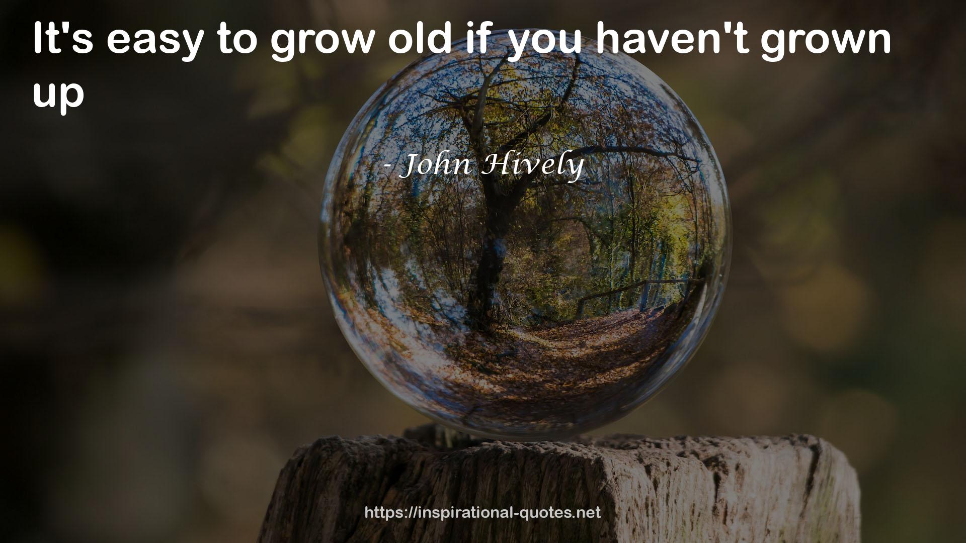 John Hively QUOTES