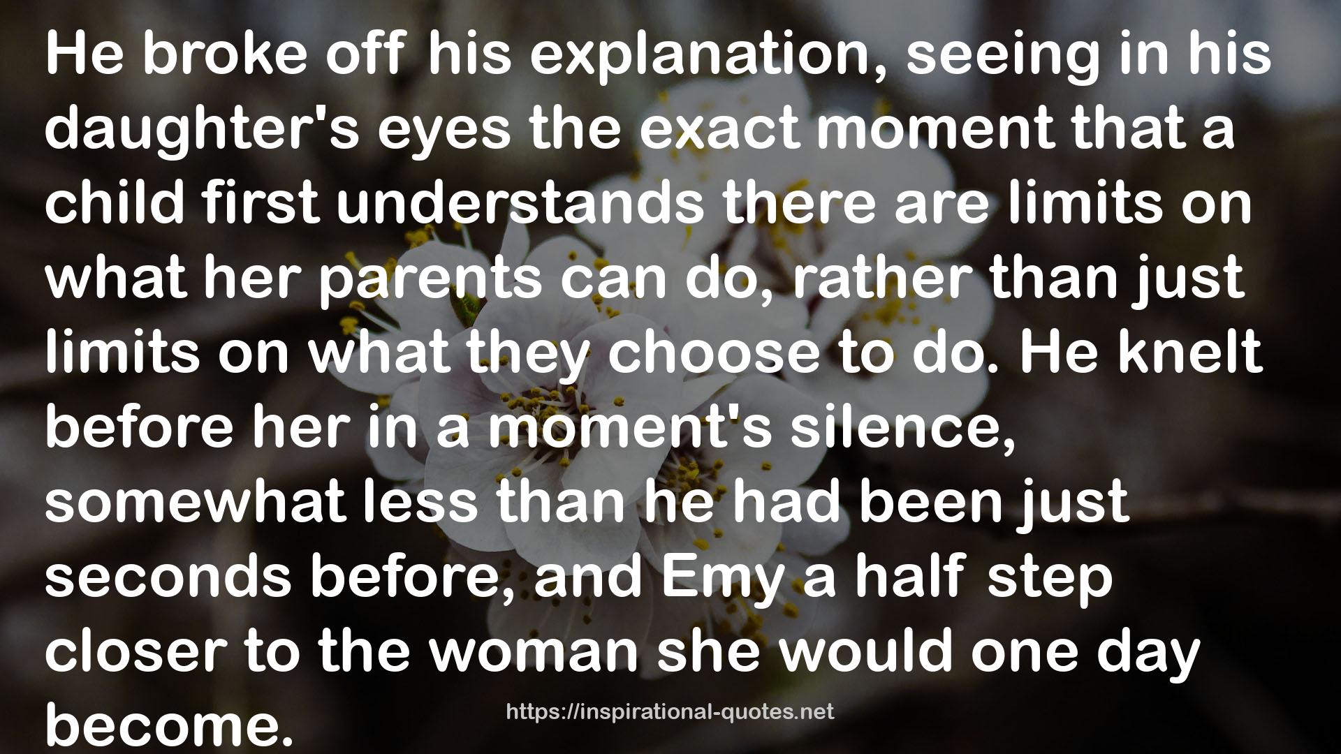 his daughter's eyes  QUOTES