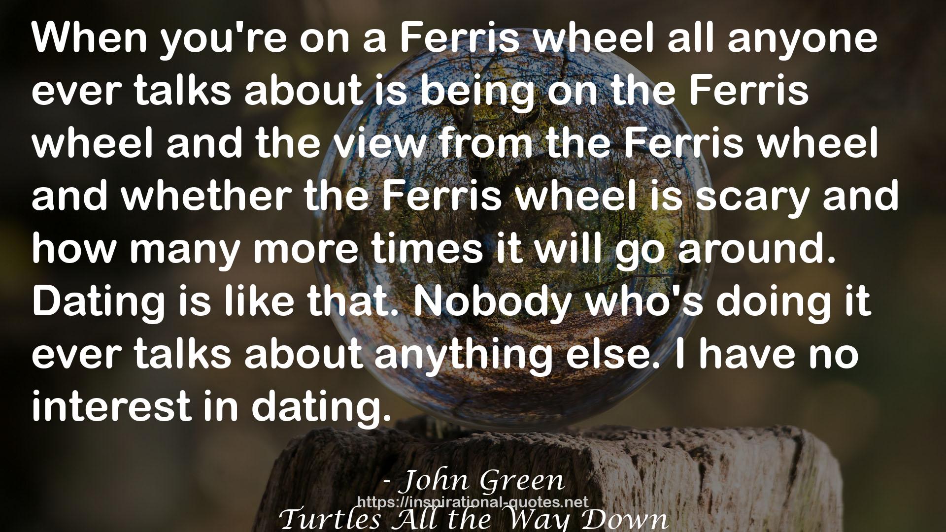 the ferris wheel  QUOTES