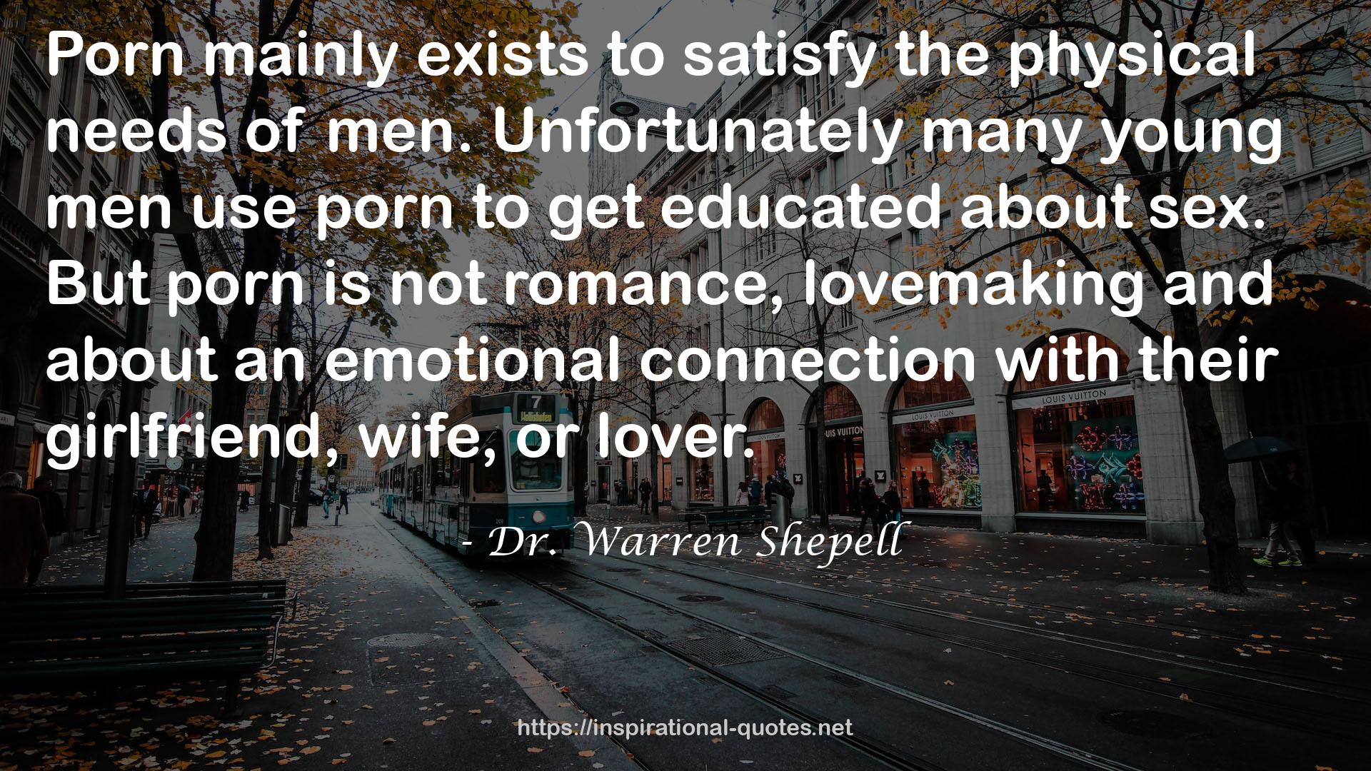Dr. Warren Shepell QUOTES