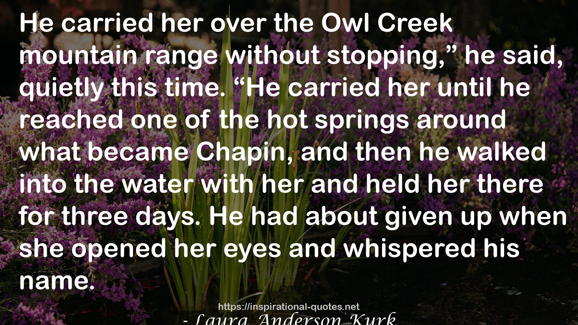 Owl Creek  QUOTES