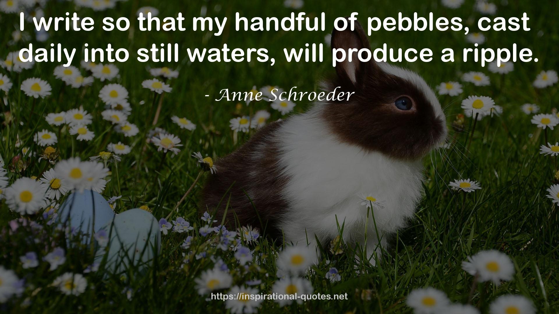 Anne Schroeder QUOTES