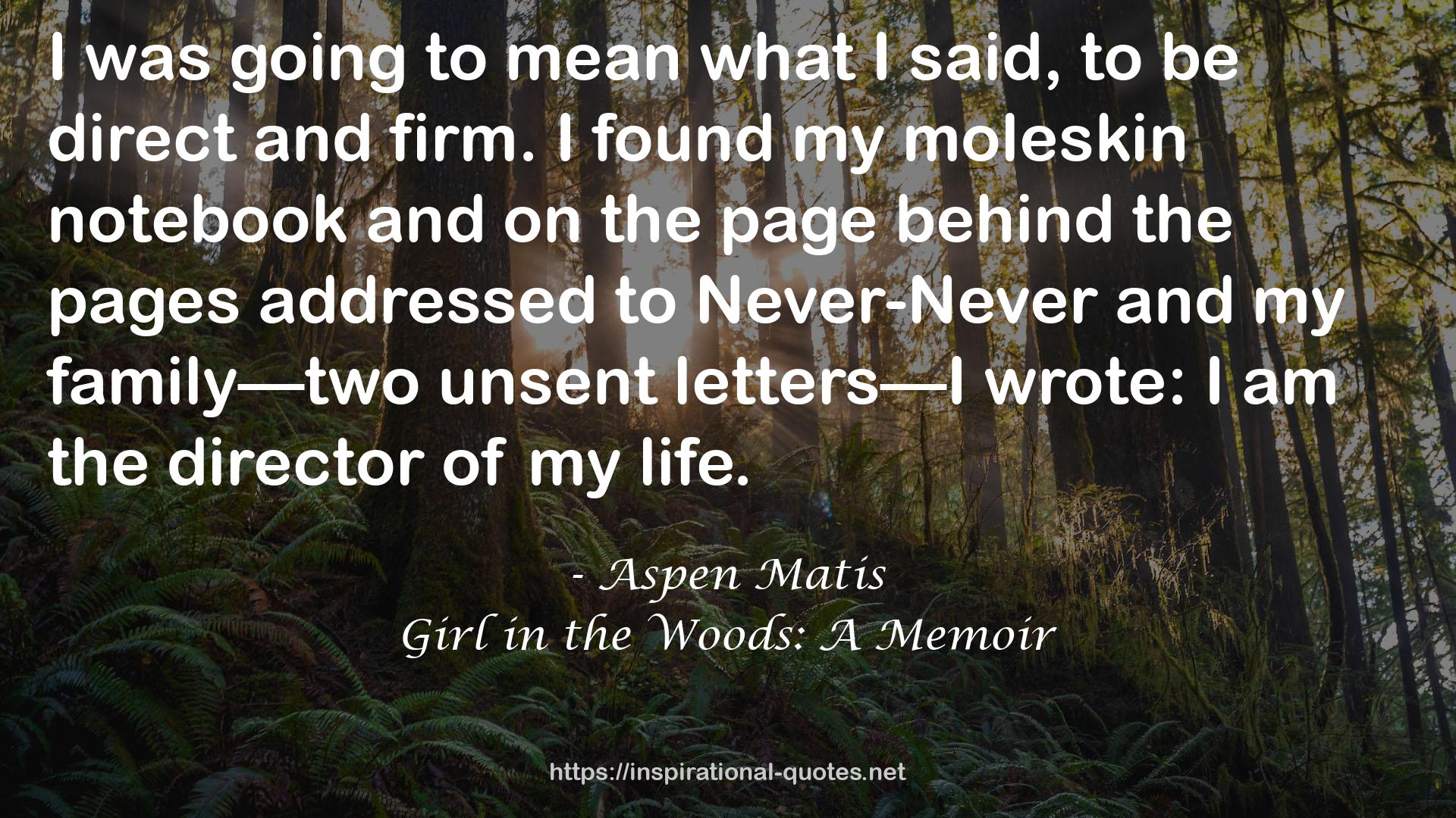 Girl in the Woods: A Memoir QUOTES