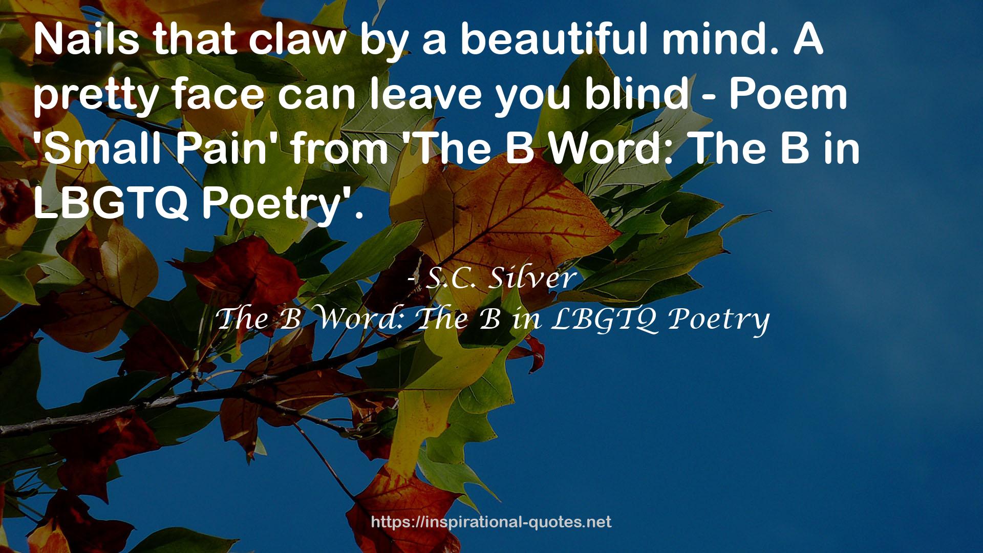 S.C. Silver QUOTES