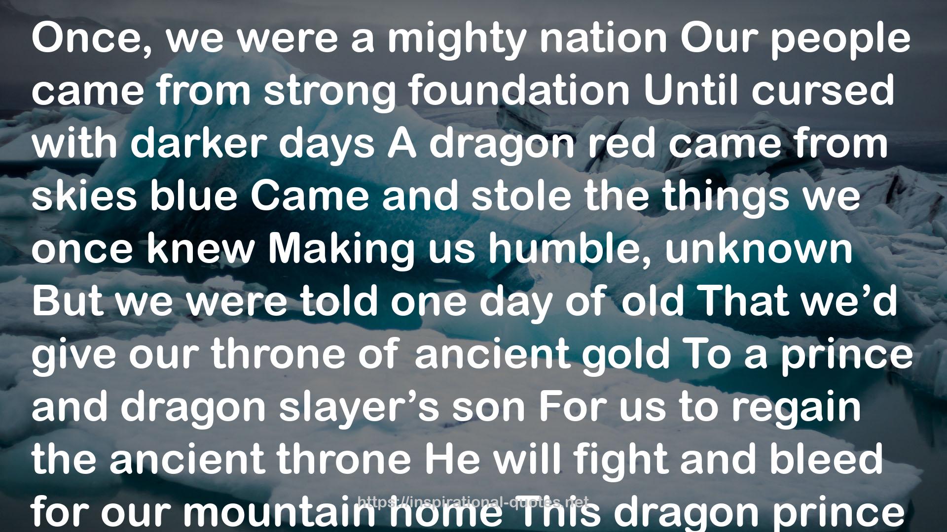 a mighty nation  QUOTES