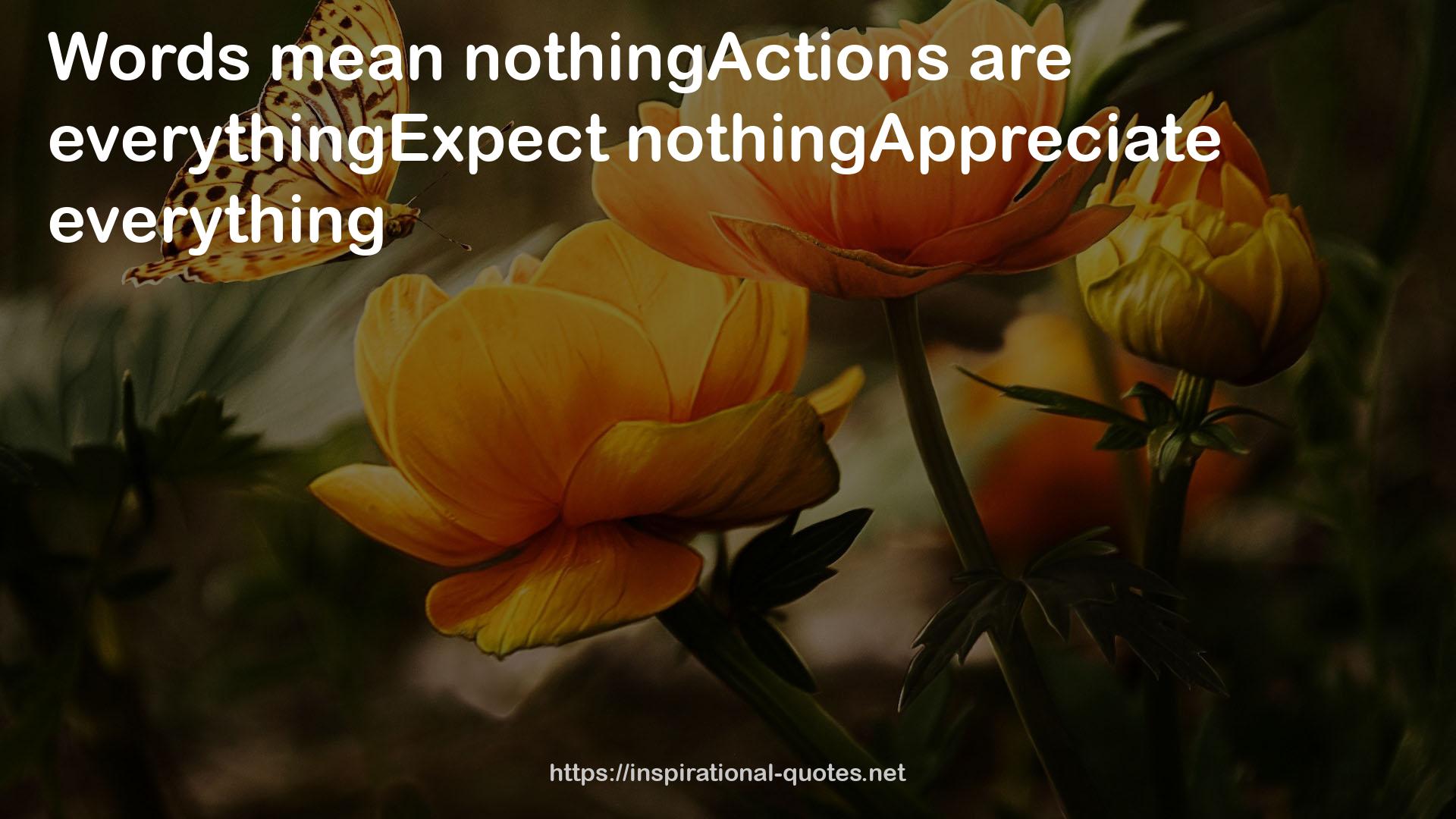 nothingActions  QUOTES