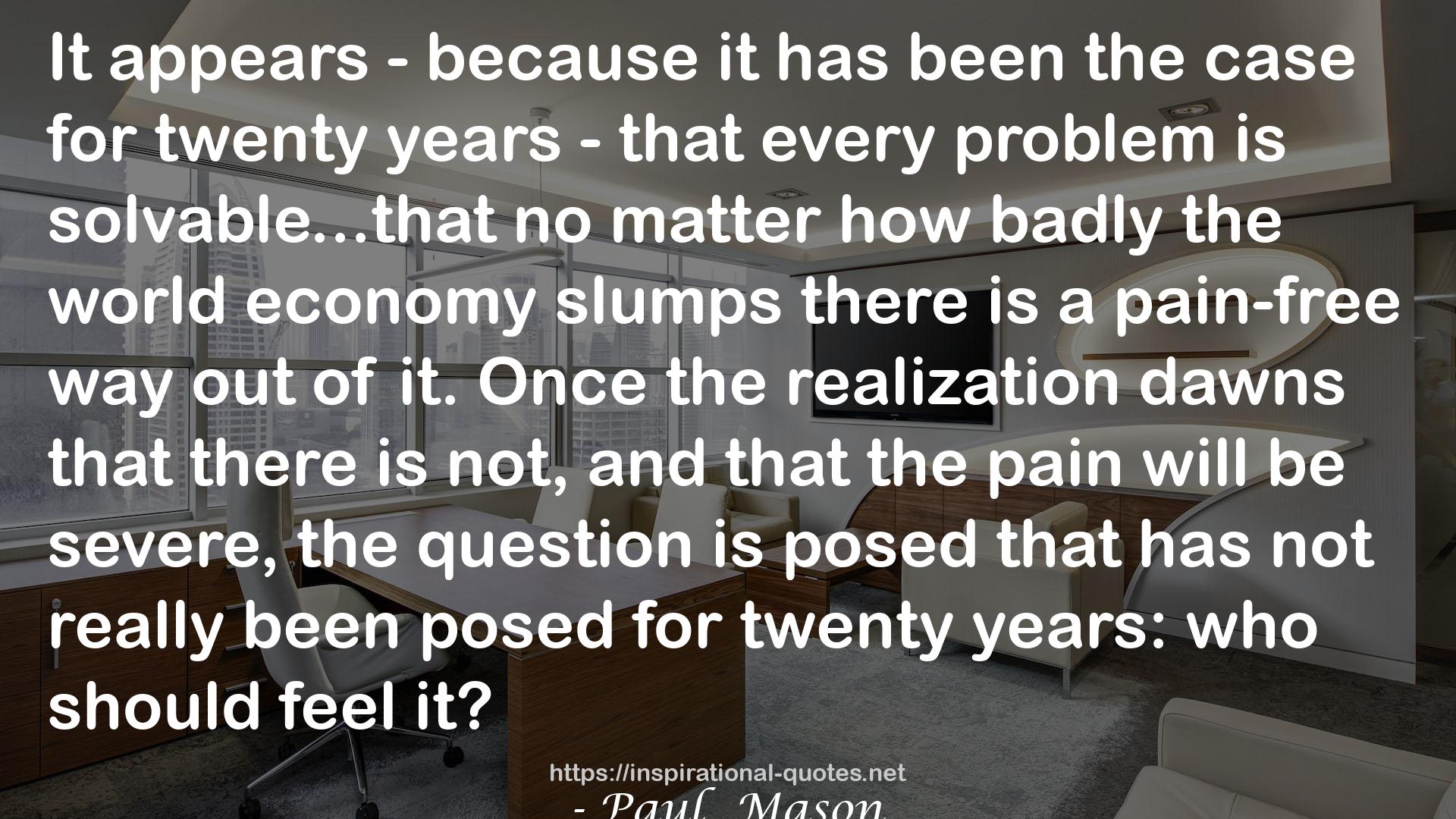 The world economy  QUOTES