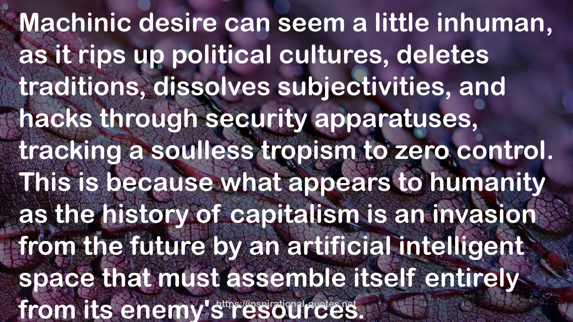 Nick Land QUOTES
