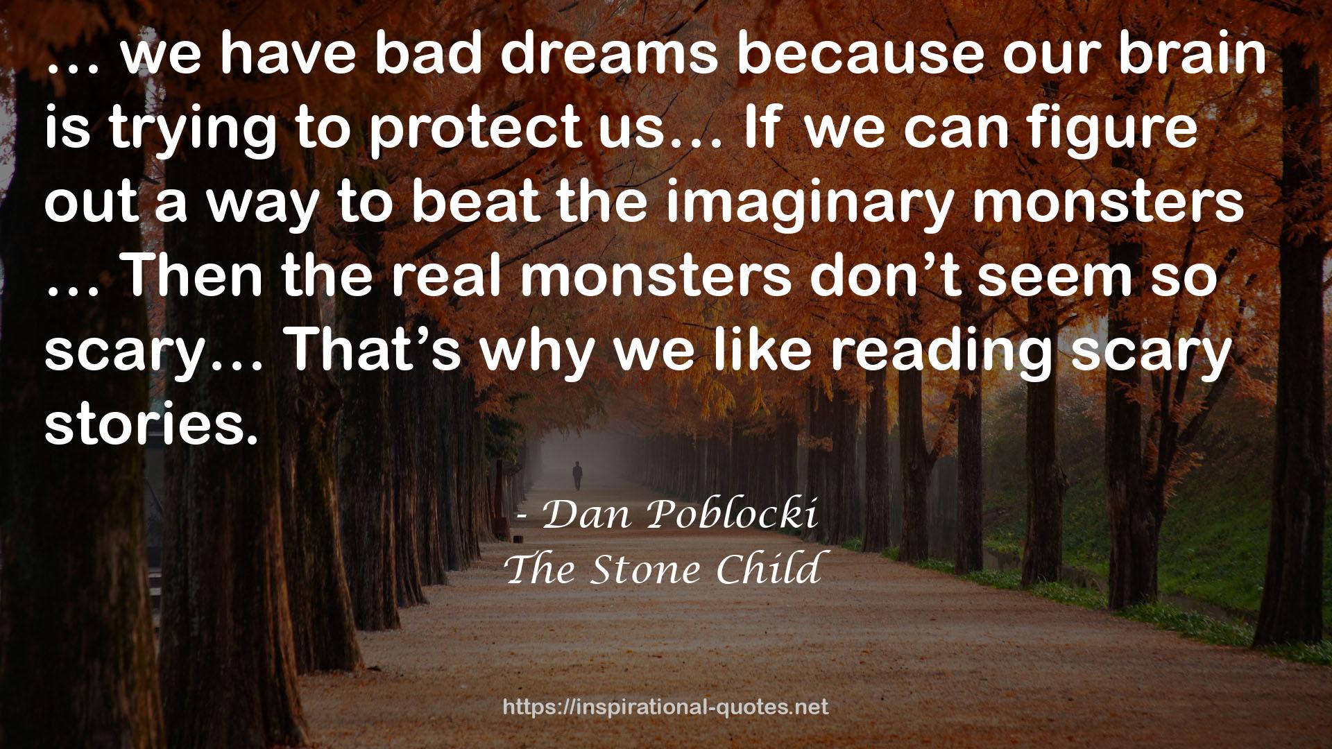 the imaginary monsters  QUOTES