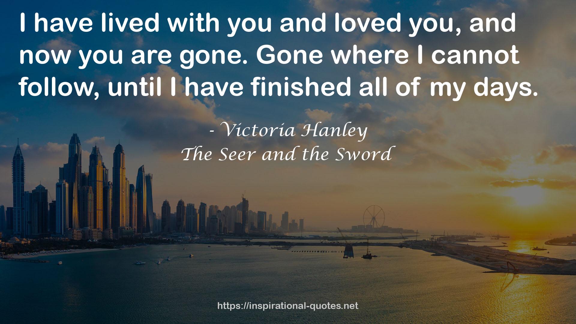 Victoria Hanley QUOTES