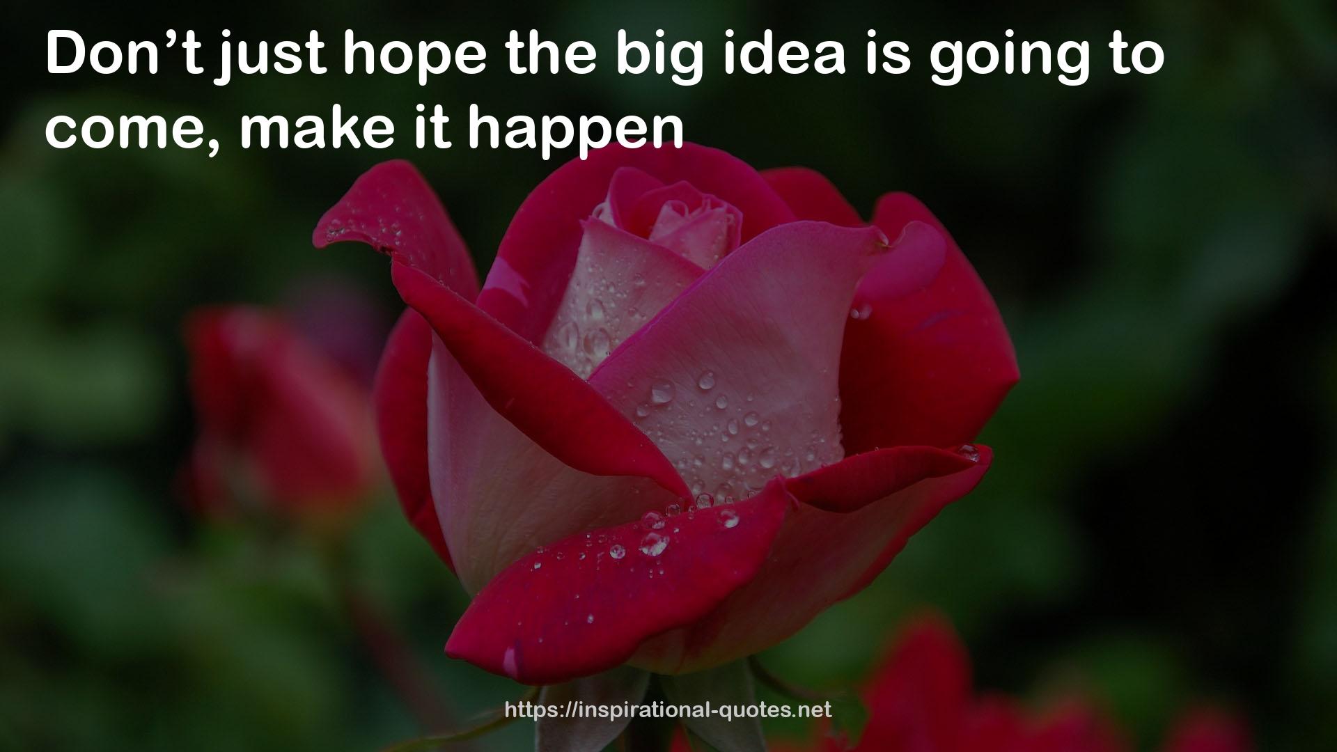 the big idea  QUOTES