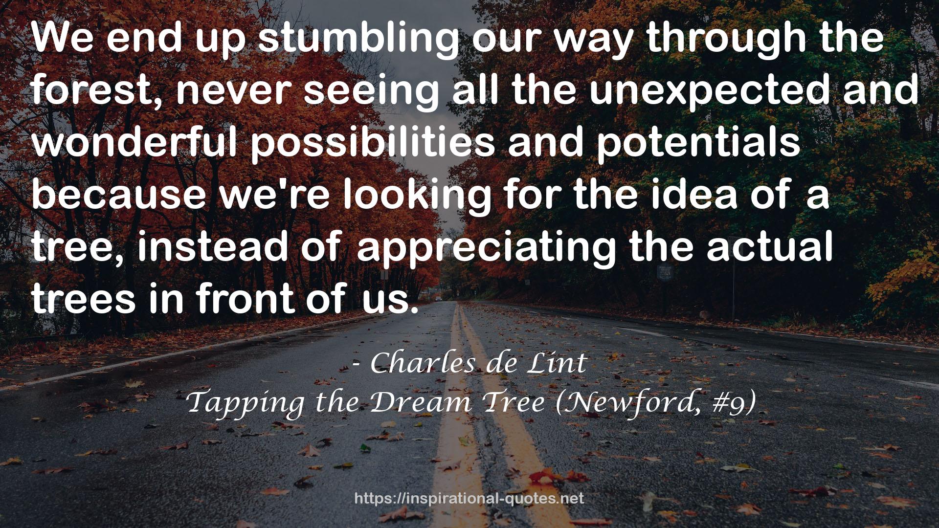 Tapping the Dream Tree (Newford, #9) QUOTES