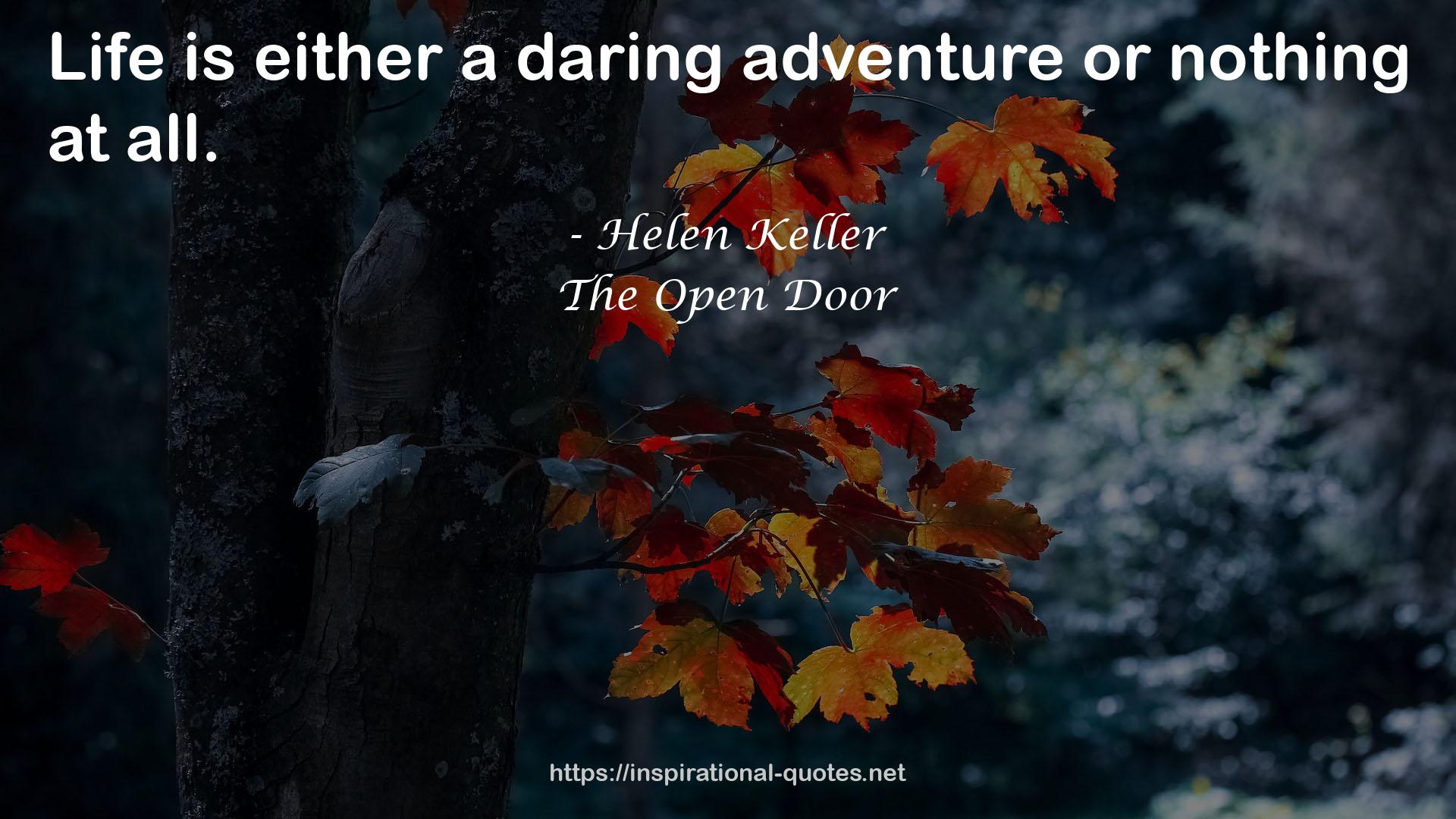 either a daring adventure  QUOTES