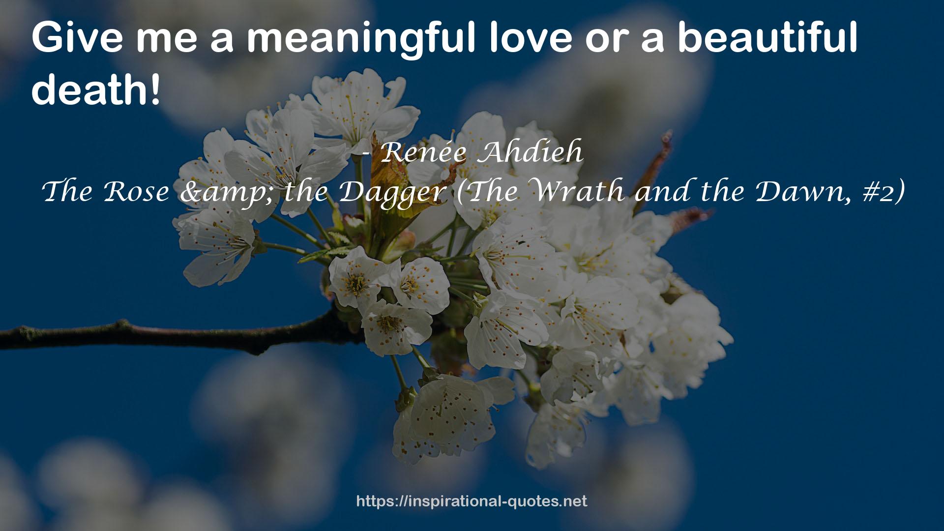 a meaningful love  QUOTES