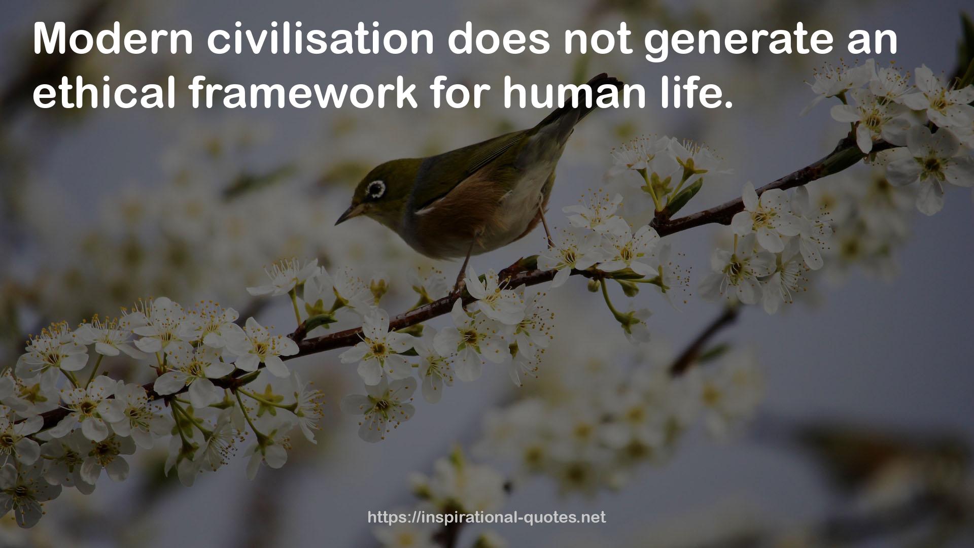 an ethical framework  QUOTES