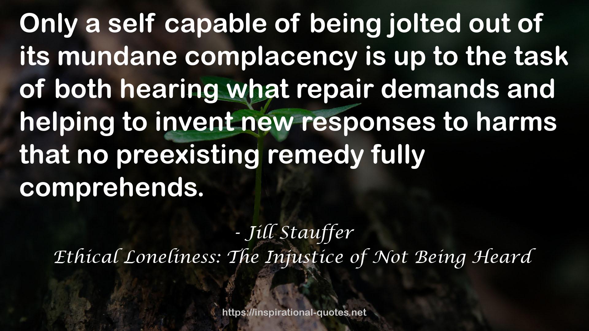 Jill Stauffer QUOTES