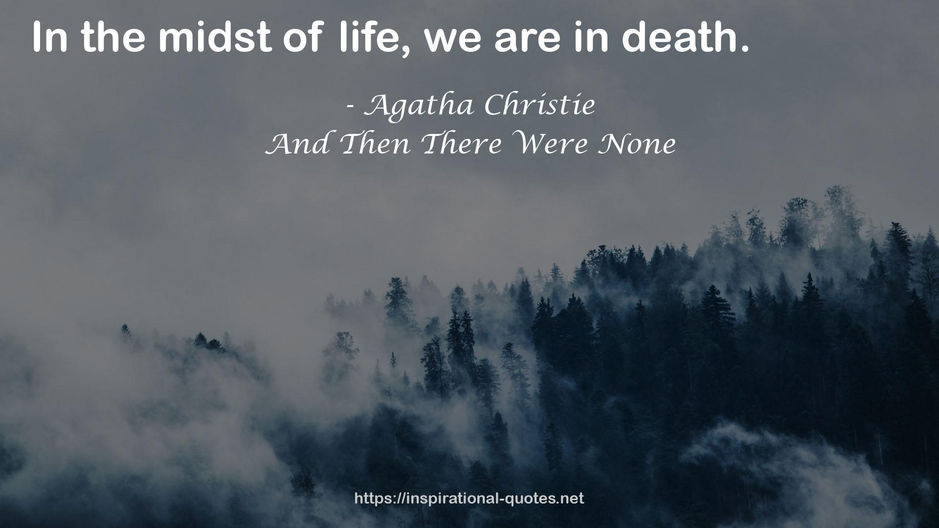 Agatha Christie QUOTES