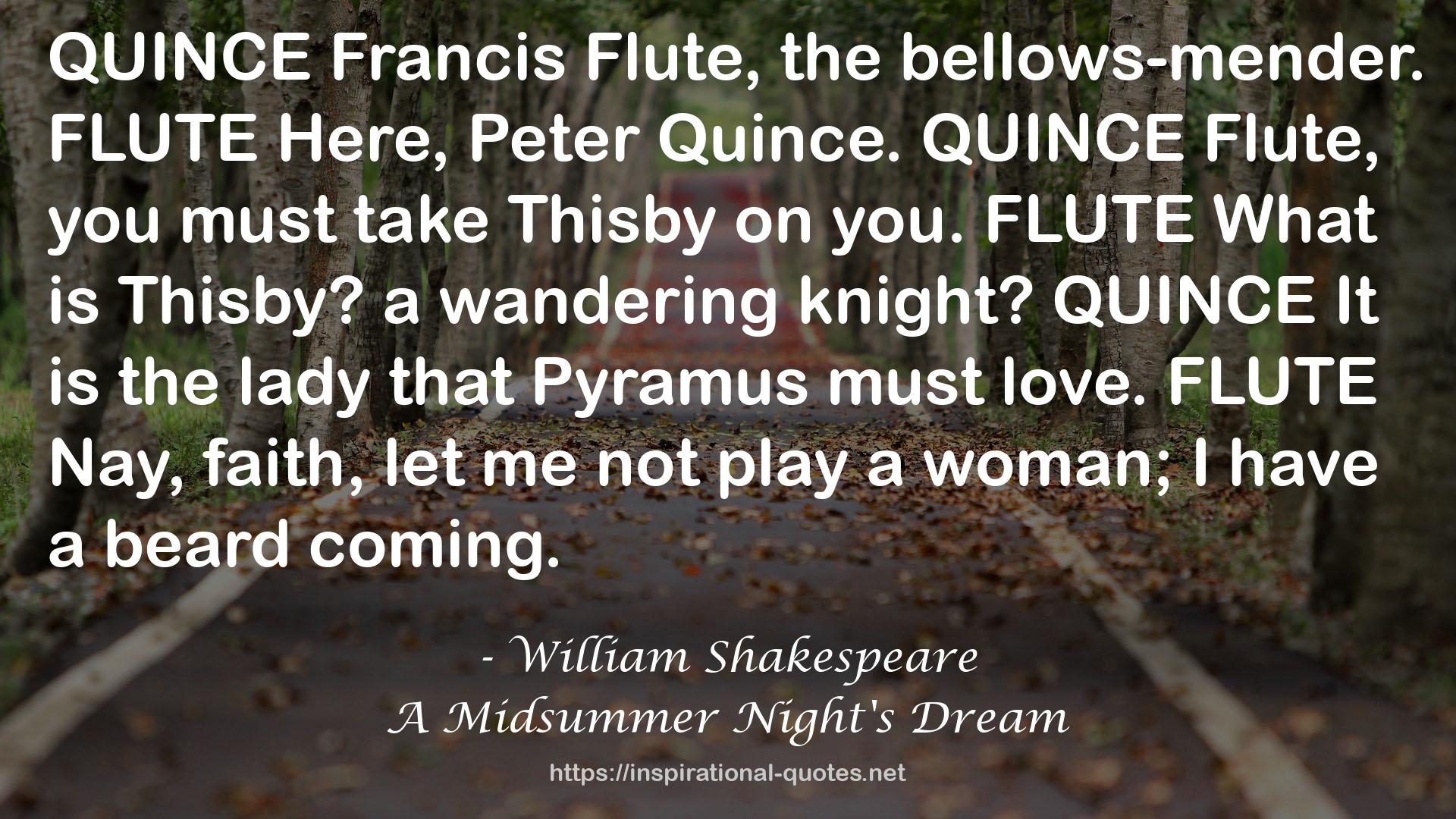 Pyramus  QUOTES