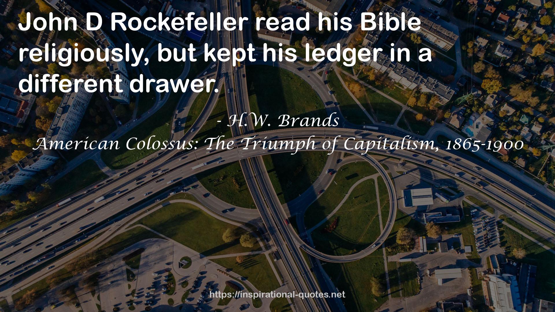 his ledger  QUOTES