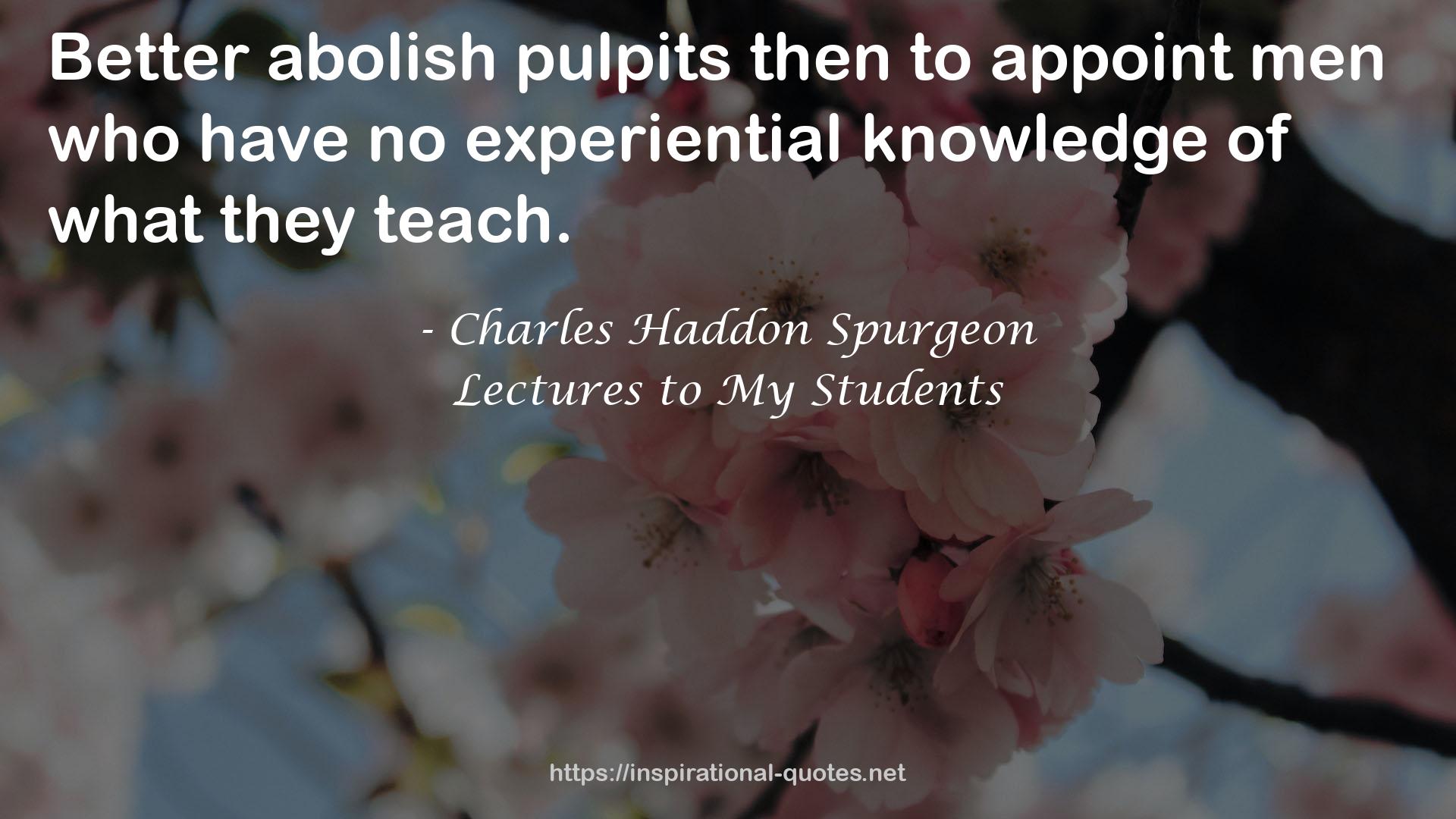 no experiential knowledge  QUOTES