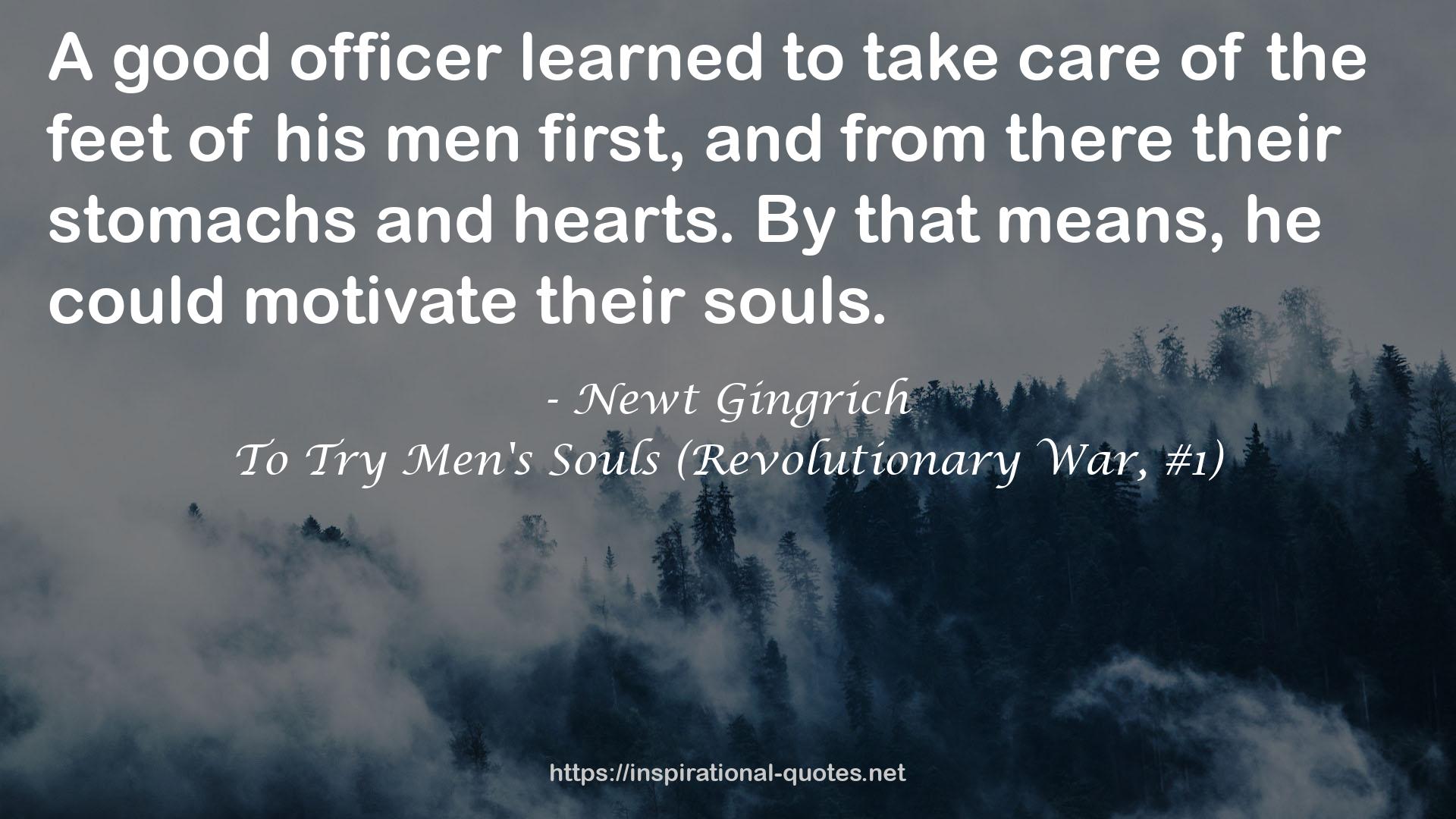 To Try Men's Souls (Revolutionary War, #1) QUOTES