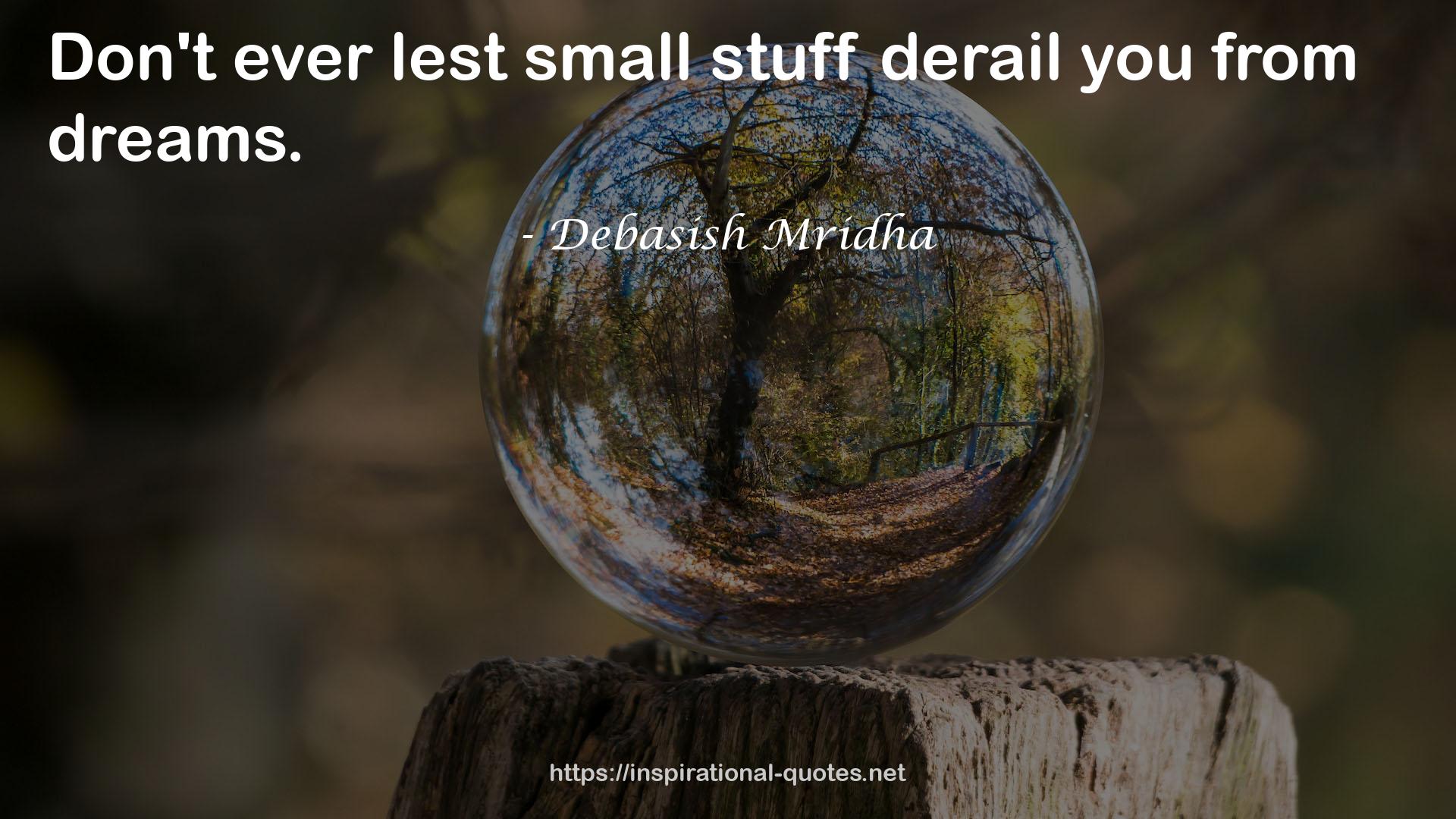 derail  QUOTES