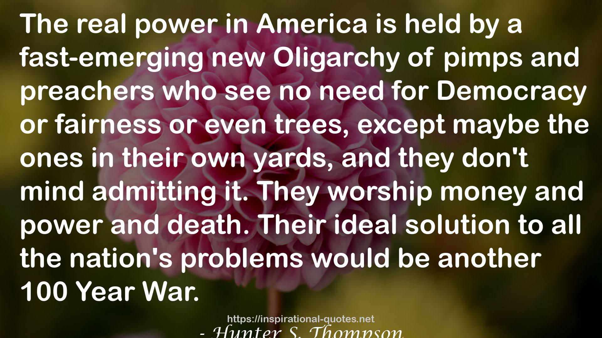 Oligarchy  QUOTES