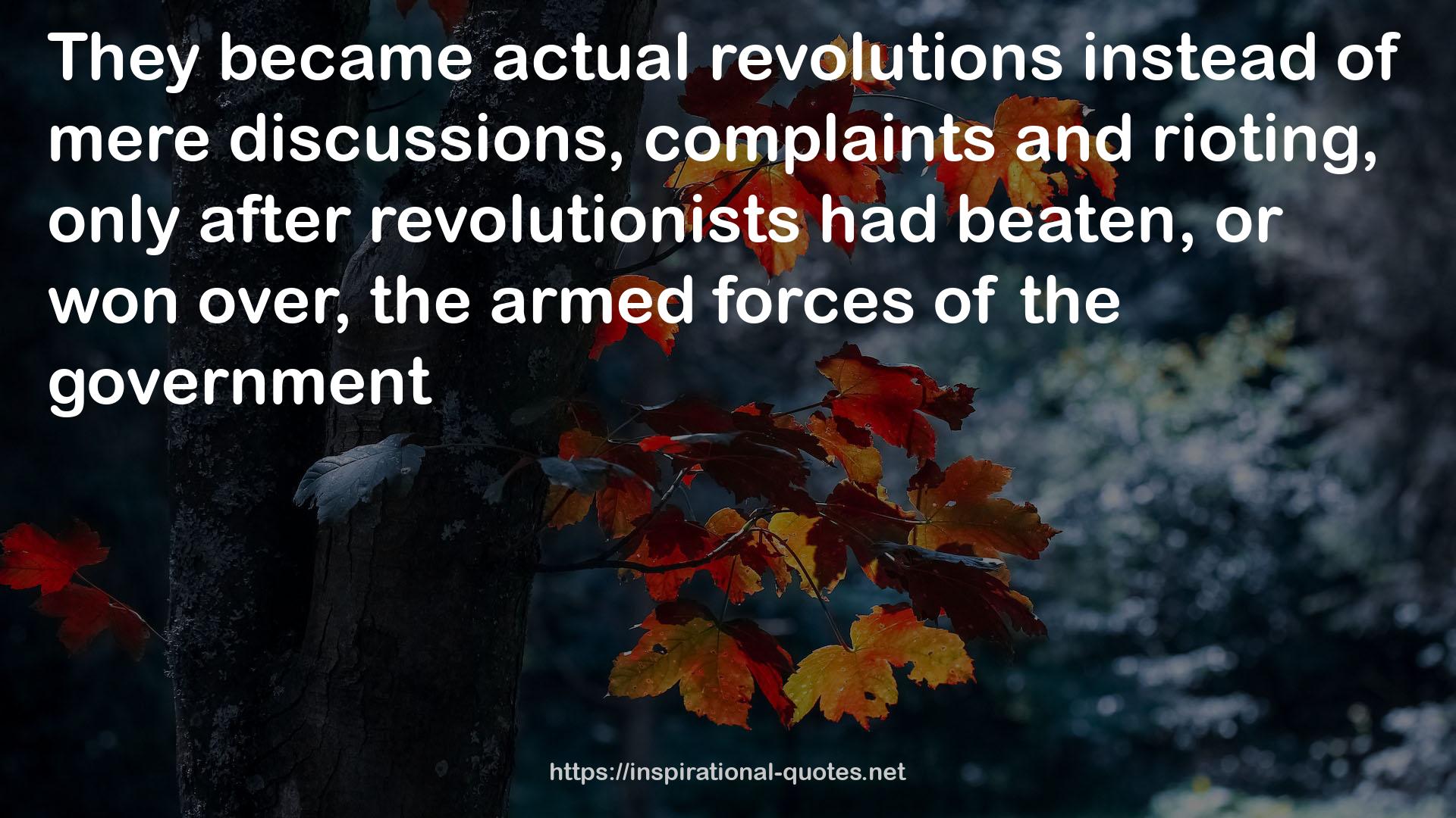 revolutionists  QUOTES