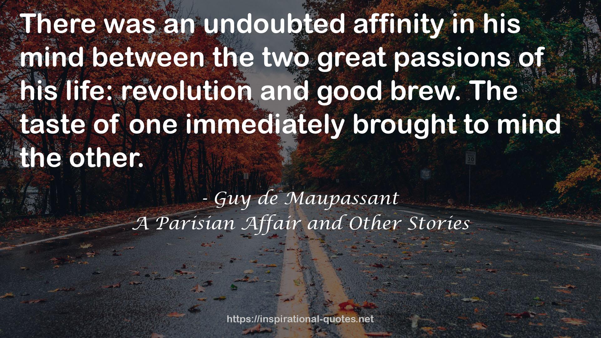 A Parisian Affair and Other Stories QUOTES