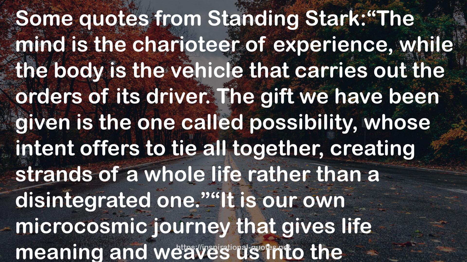 Stark:“The  QUOTES