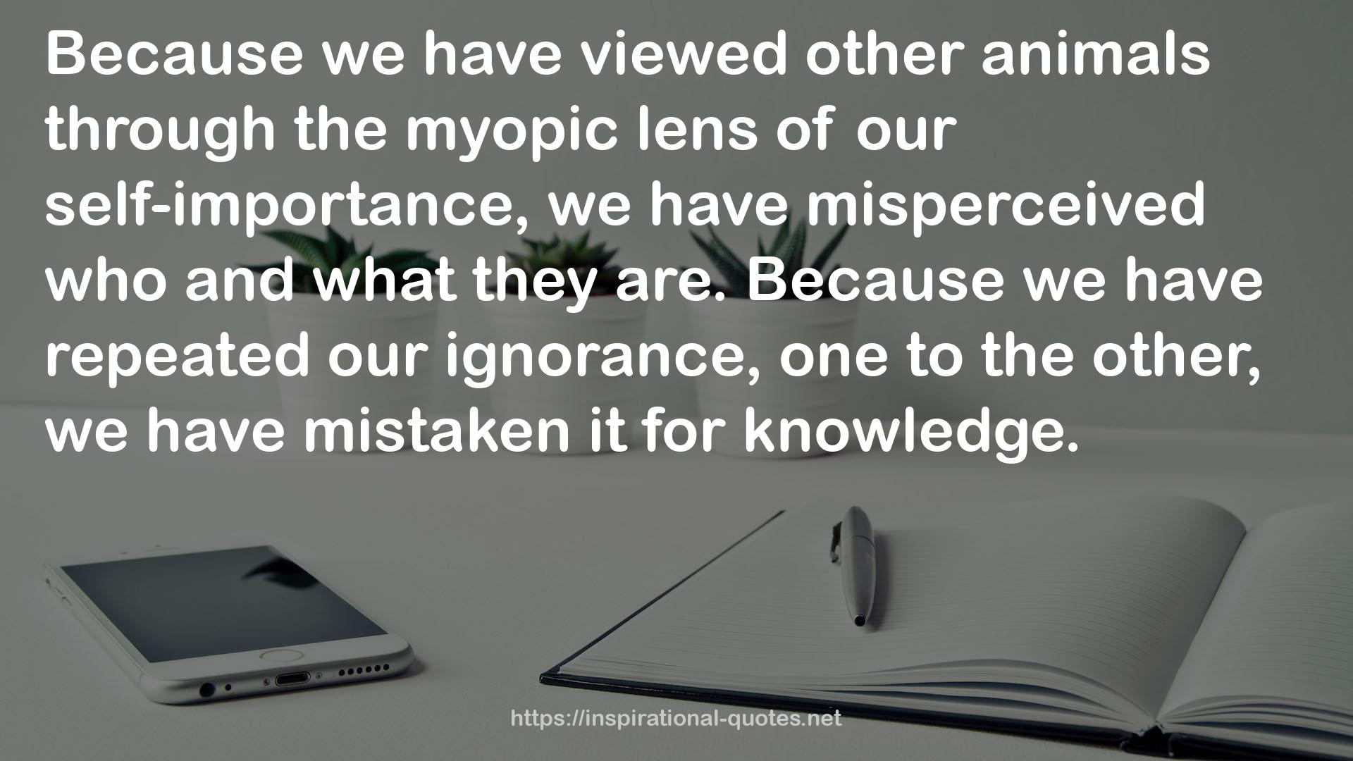 the myopic lens  QUOTES