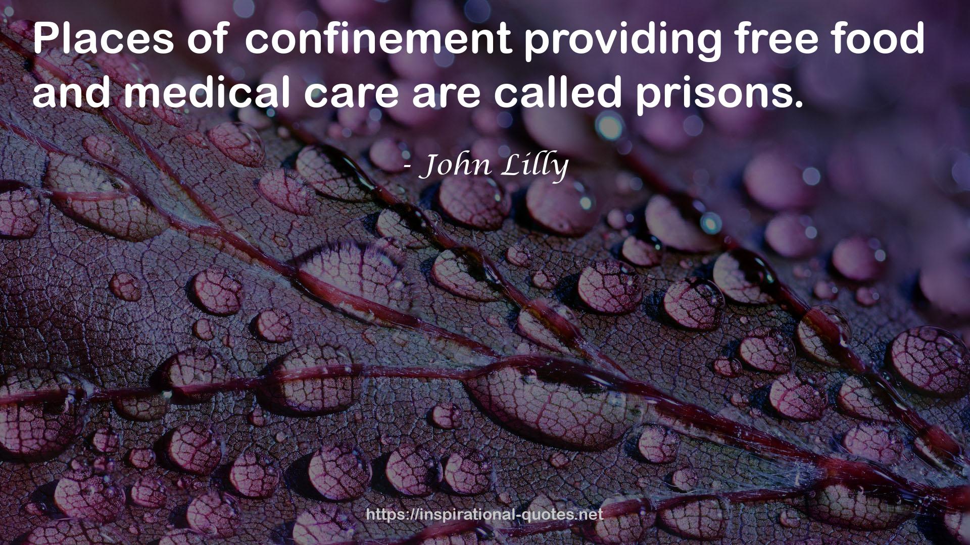 John Lilly QUOTES